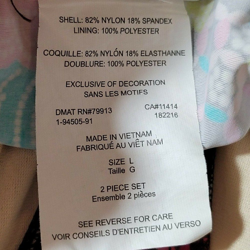 Motherhood Maternity Tankini Swim Top Womens Large Brown Pink Multicolor Ruched‎ - Picture 11 of 11